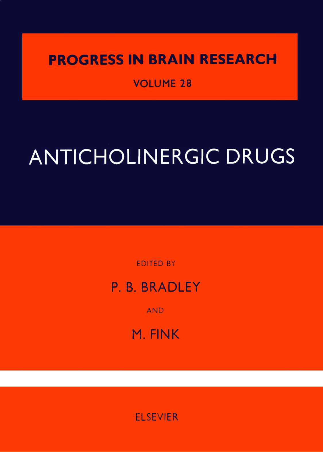 Anticholinergic Drugs and Brain Functions in Animals and Man cover